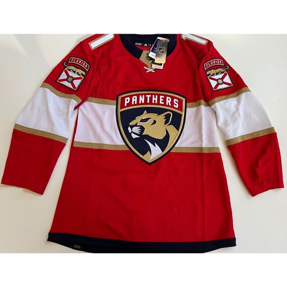 Adidas Florida Panthers Jonathan Huberdeau Jersey HB6672 Men's Size 46 - Picture 10 of 12